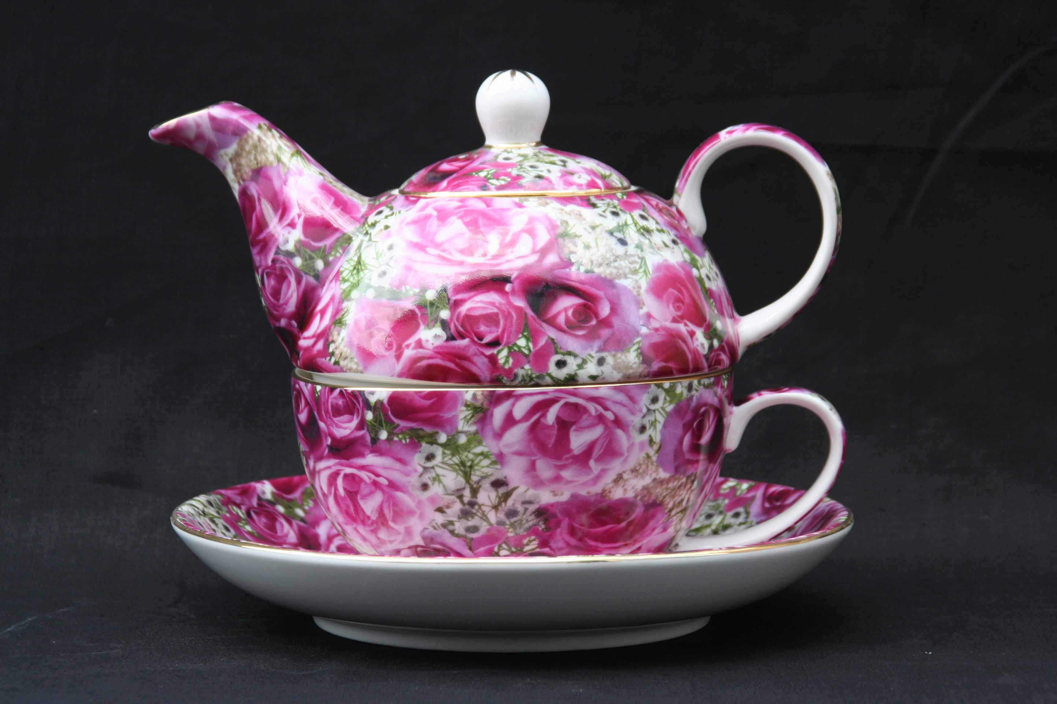 Candy Bloom Tea for one set - Click Image to Close